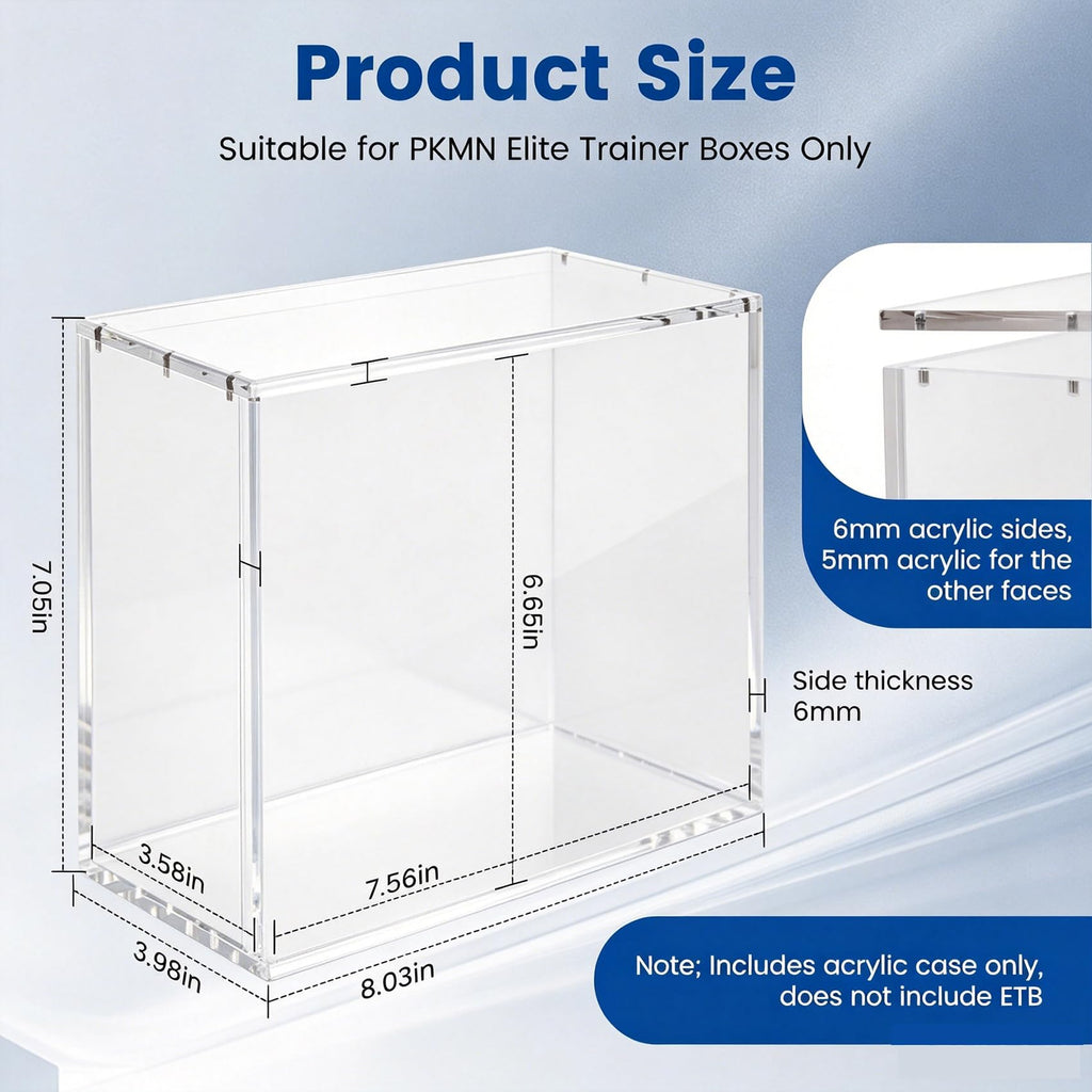 Acrylic ETB Protector Case 3 Pack X23724