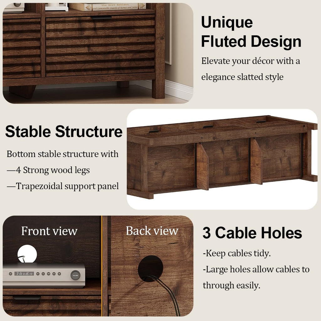 Oak TV Stand Q8382