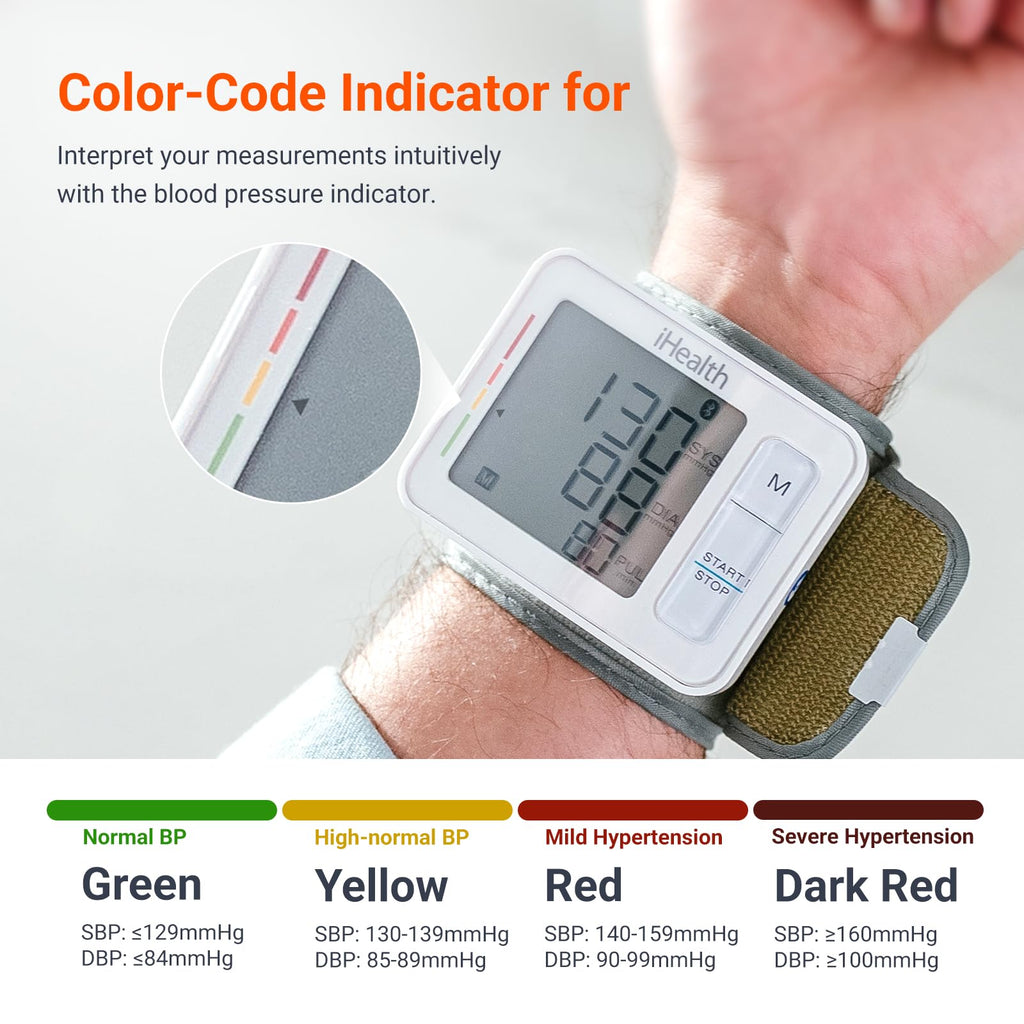 Wrist Blood Pressure Monitor with App T1831