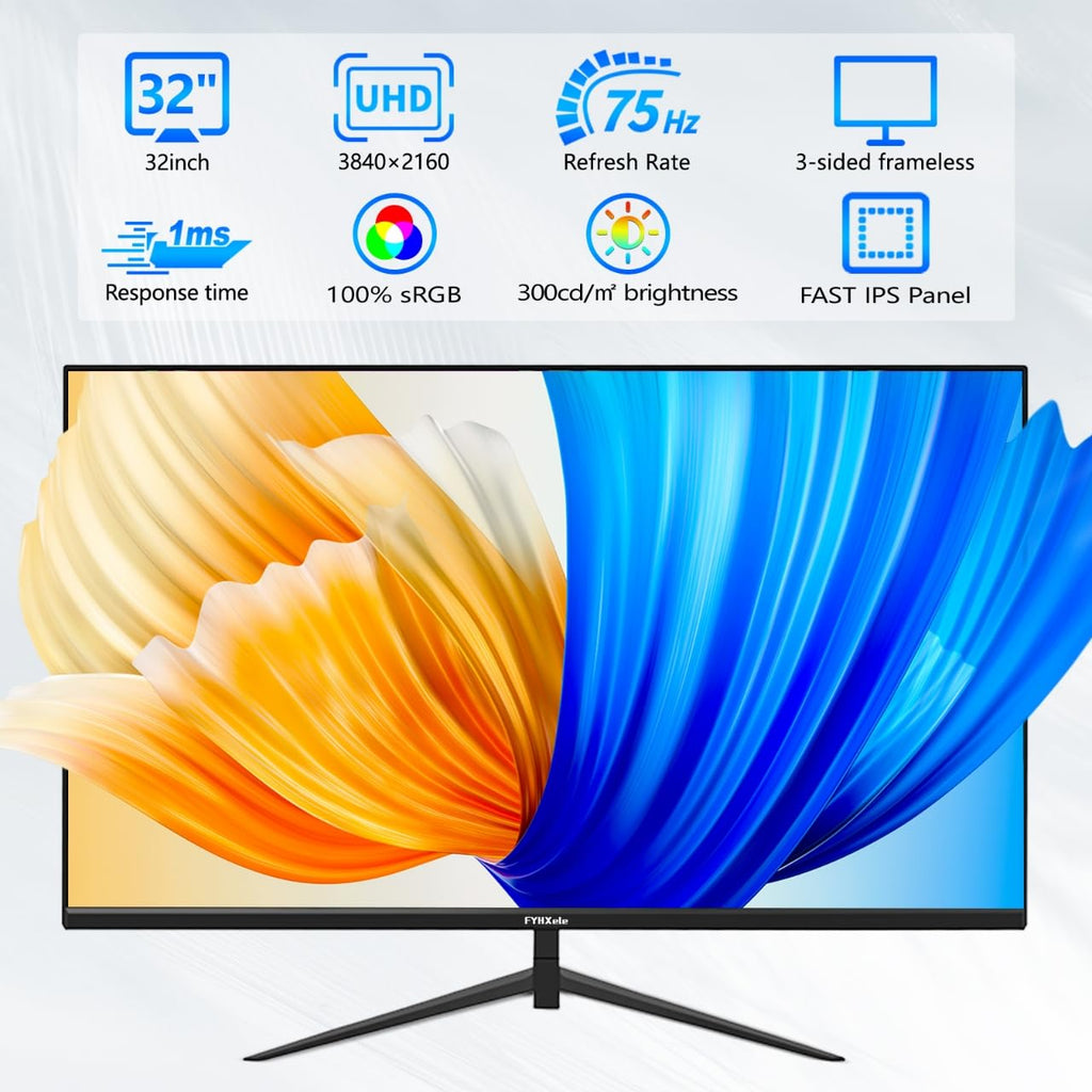 32 Inch 4K UHD IPS Computer Monitor 75hz 1MS M636