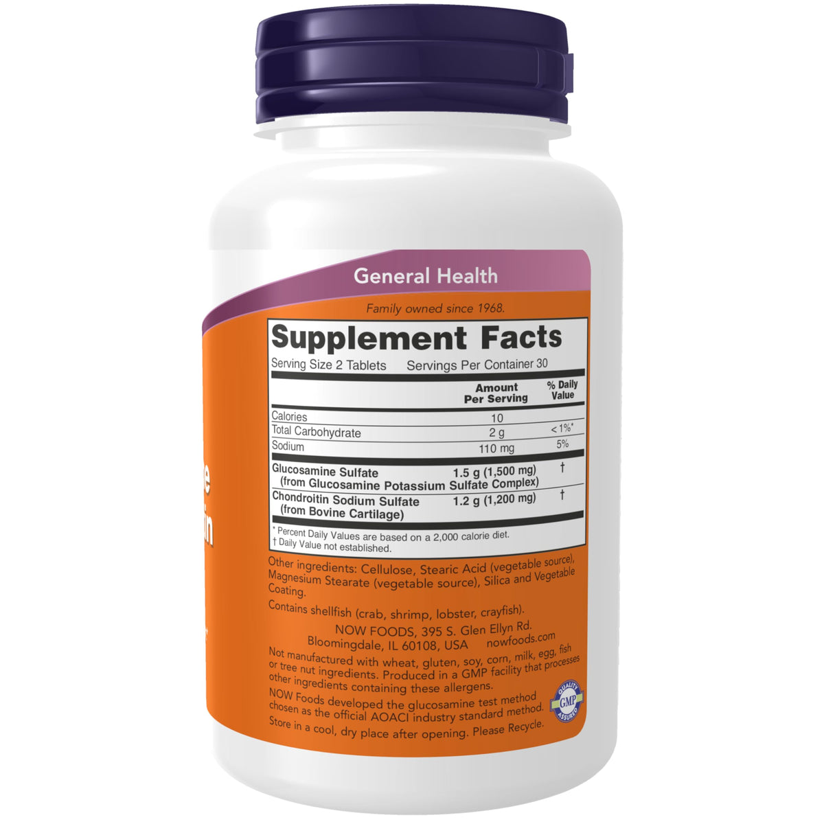 Glucosamine & Chondroitin 60 Tabs J51770