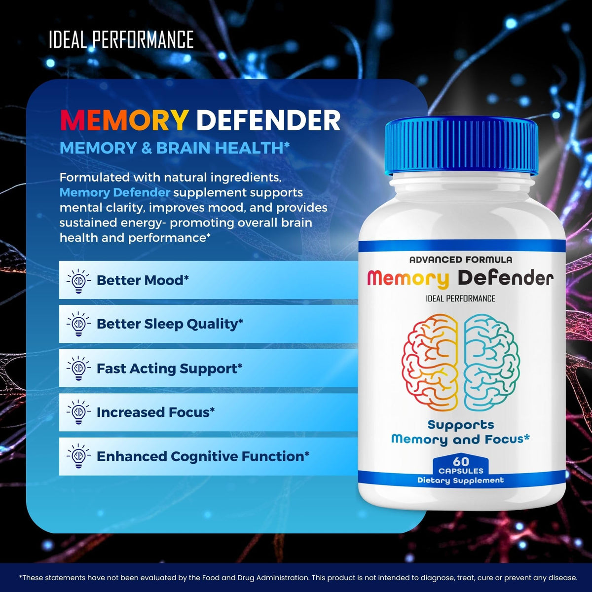Memory Supplement Pills 2 Pack P85881