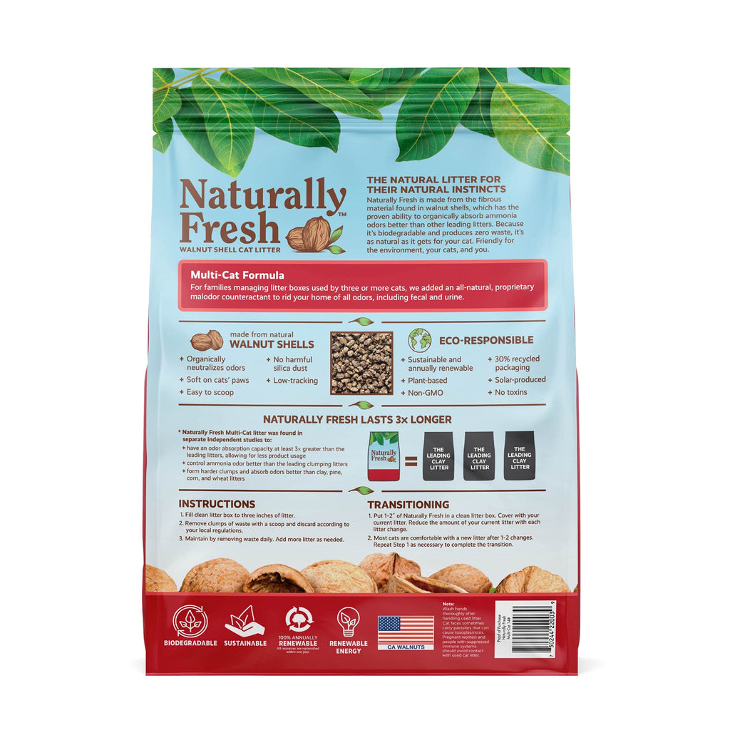 Unscented Walnut Shell Cat Litter 40 Lbs S2346