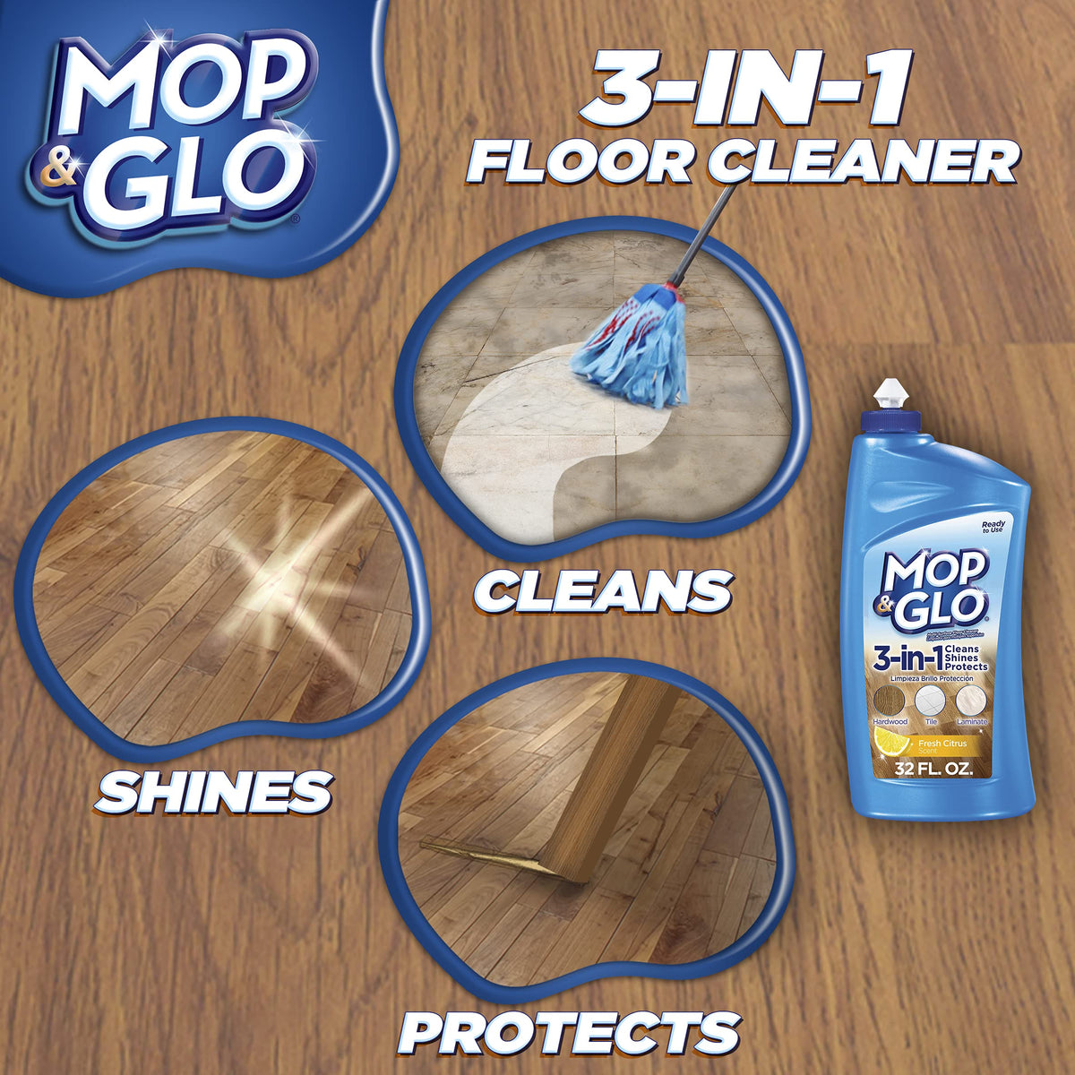 Multi-Surface Floor Cleaner Fresh Citrus 64 Oz A24141