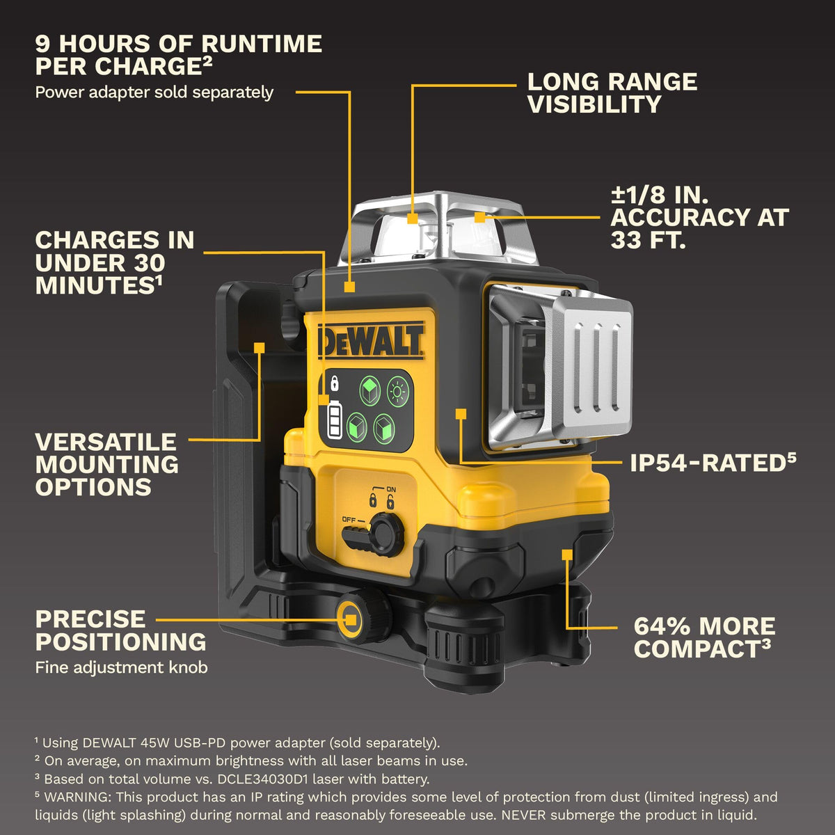 360 Self Leveling Green Line Laser Level R6566