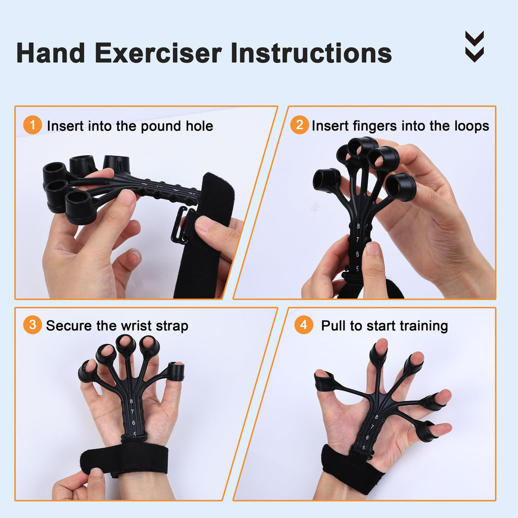 5PCS Grip Strength Trainer Kits J256252