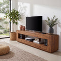 70.86-in Solid Wood 2-Tier TV Stand T5464