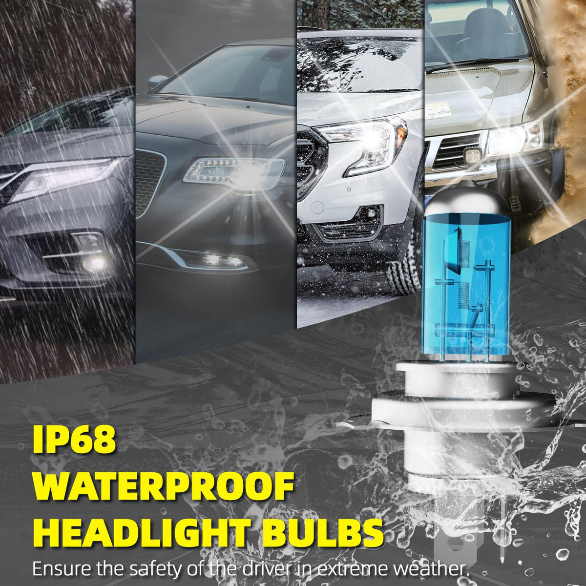 9003 High Low Beam Halogen Headlight Bulbs 2PCS X150981