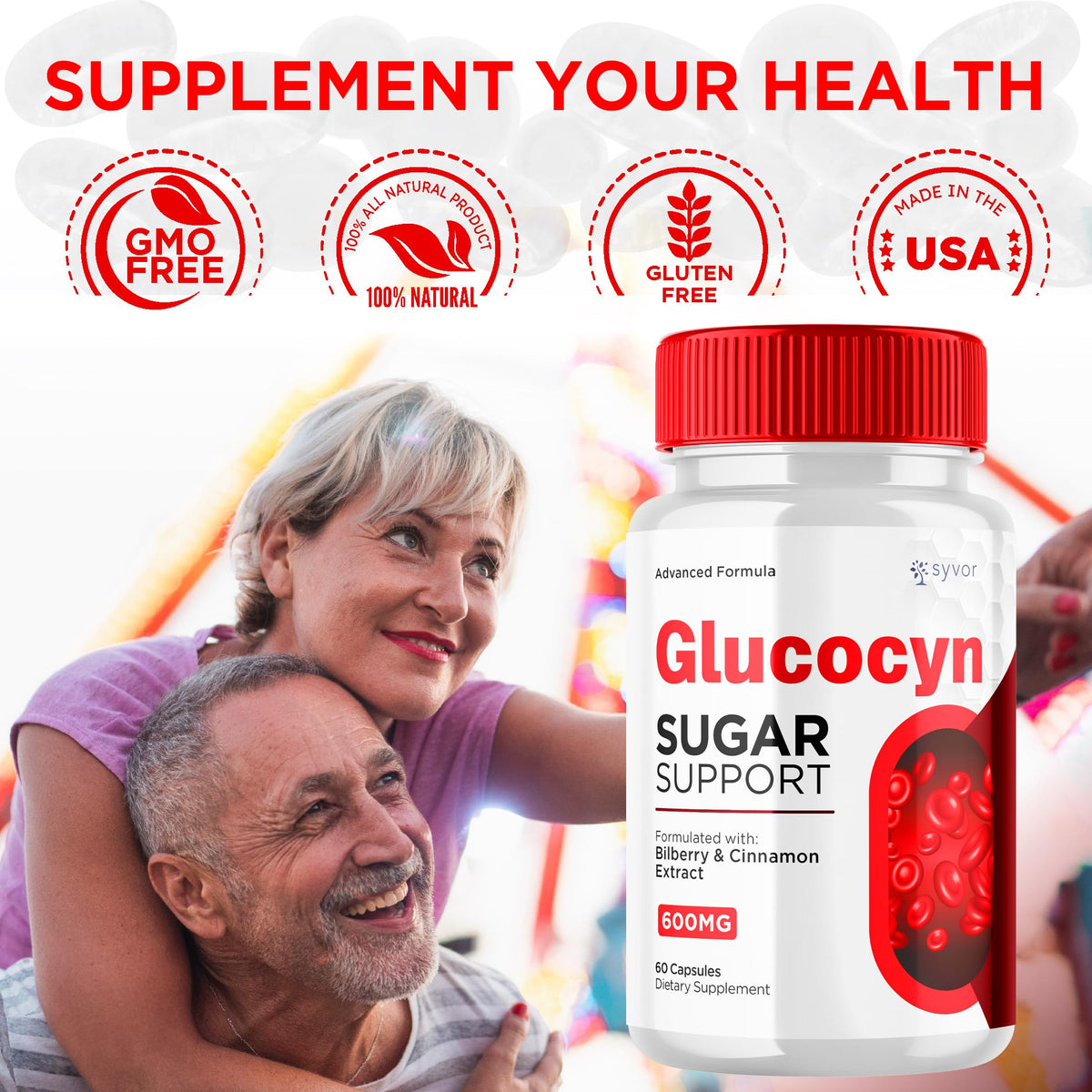 Glucocyn Capsules 300 Capsules J9733