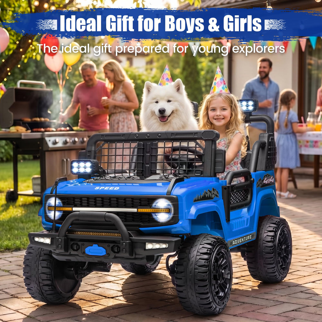 24V Electric 2 Seater Ride On Truck Toy with Remote Control E184