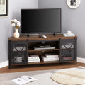 Brown Corner TV Stand with Storage B732