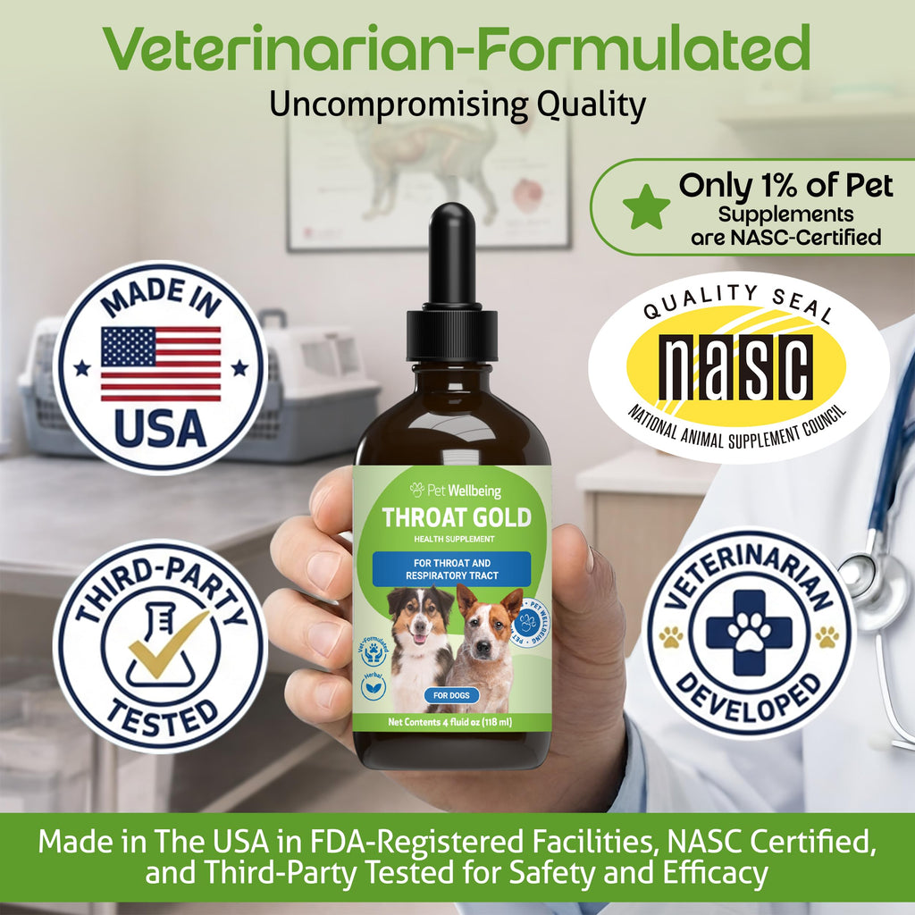 Throat Discomfort & Immune Care for Dogs, 4 oz E251262