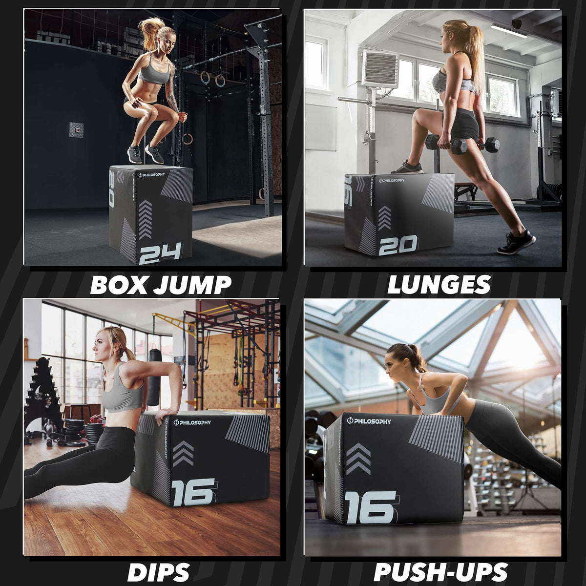 3-in-1 Foam Plyo Box Z9411