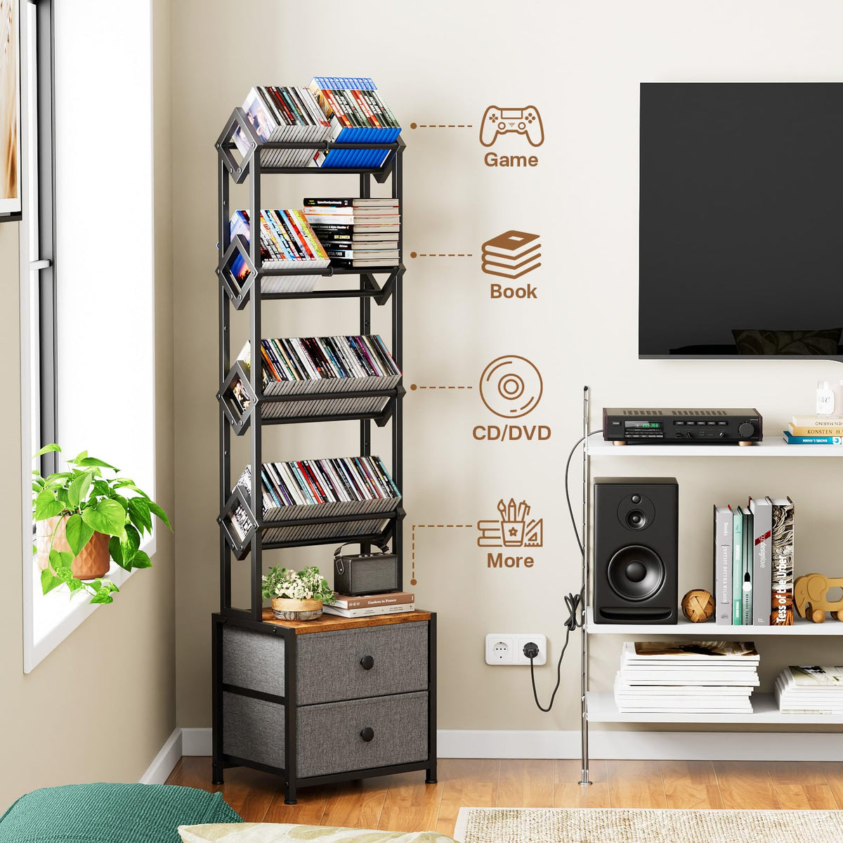 CD Storage Rack J111