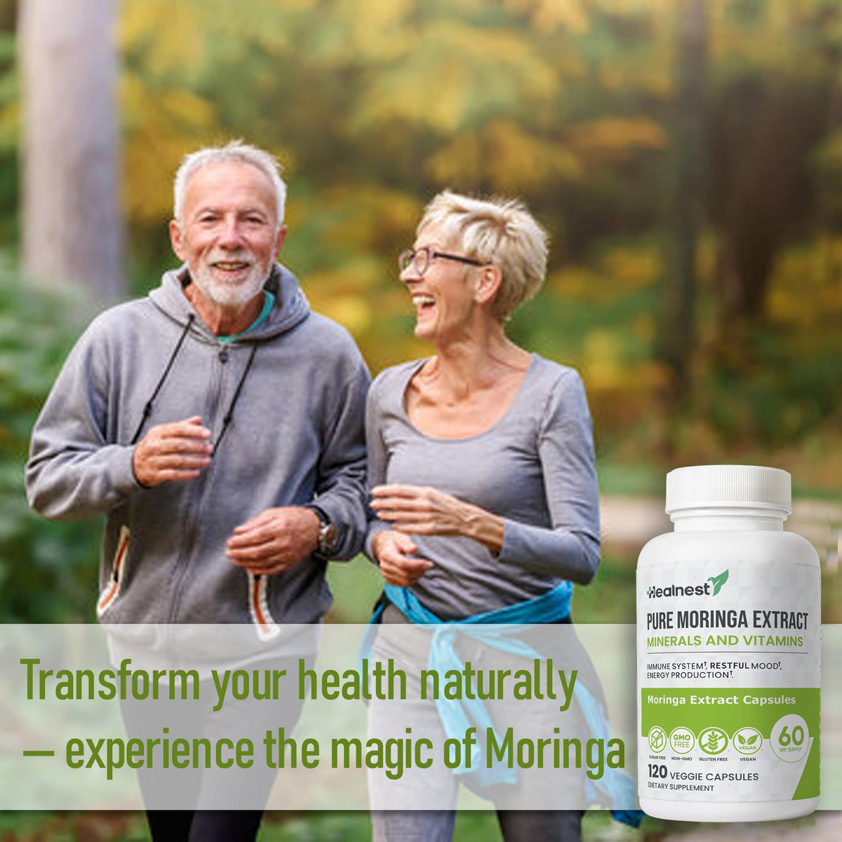 Moringa Extract Capsules 20:1 120 Capsules Vegan Z633