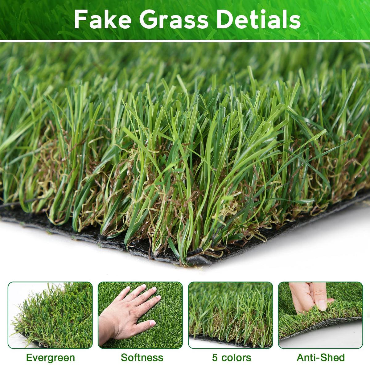 Large Artificial Grass Pad for Dogs Potty, 4 FT X 6 FT E617283