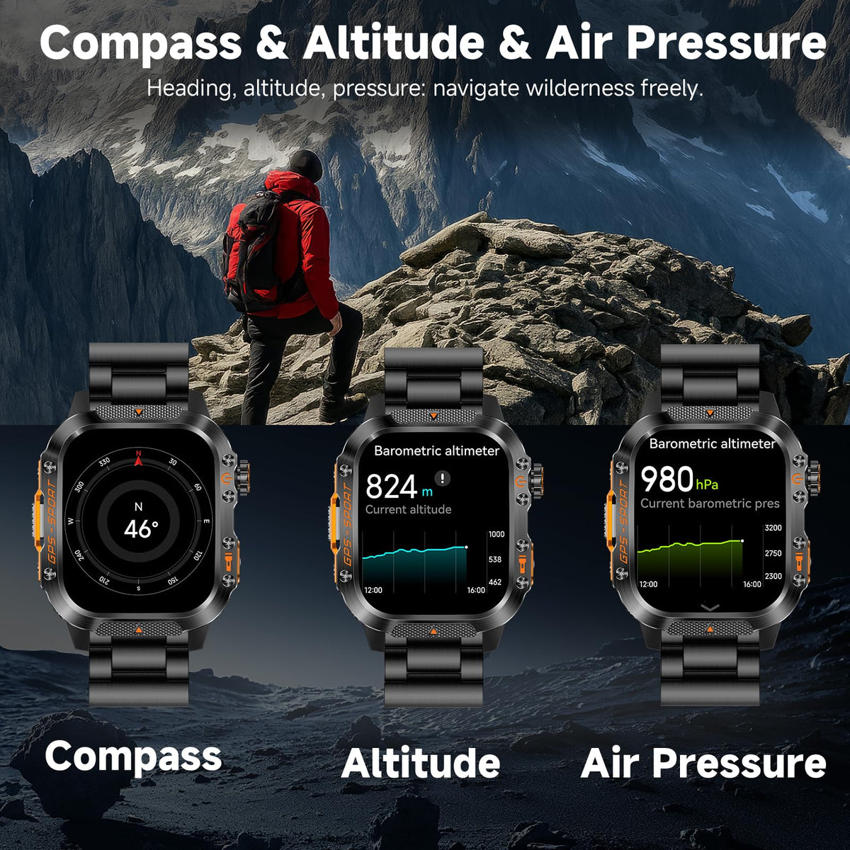 Smart Watch for Men S3986