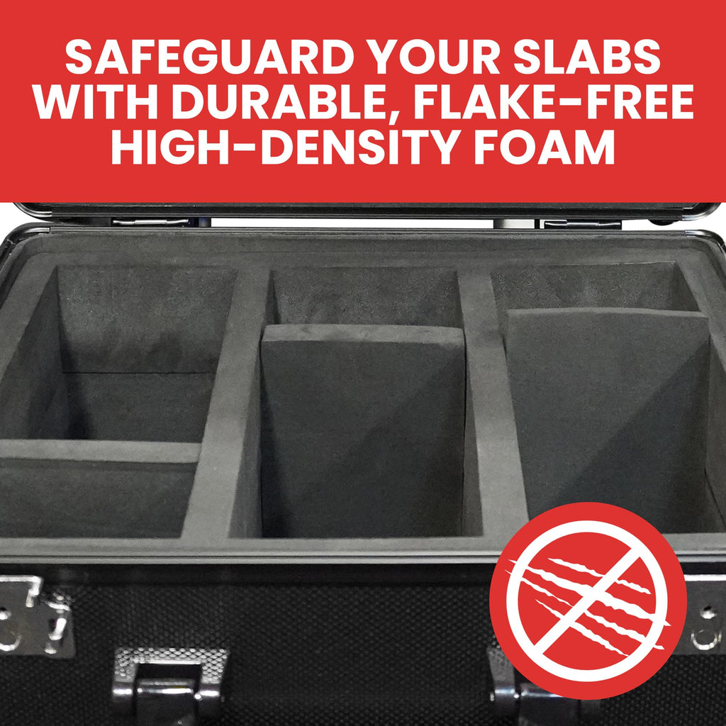 Black 3 Row Graded Card Storage Box with TSA Lock Q3870