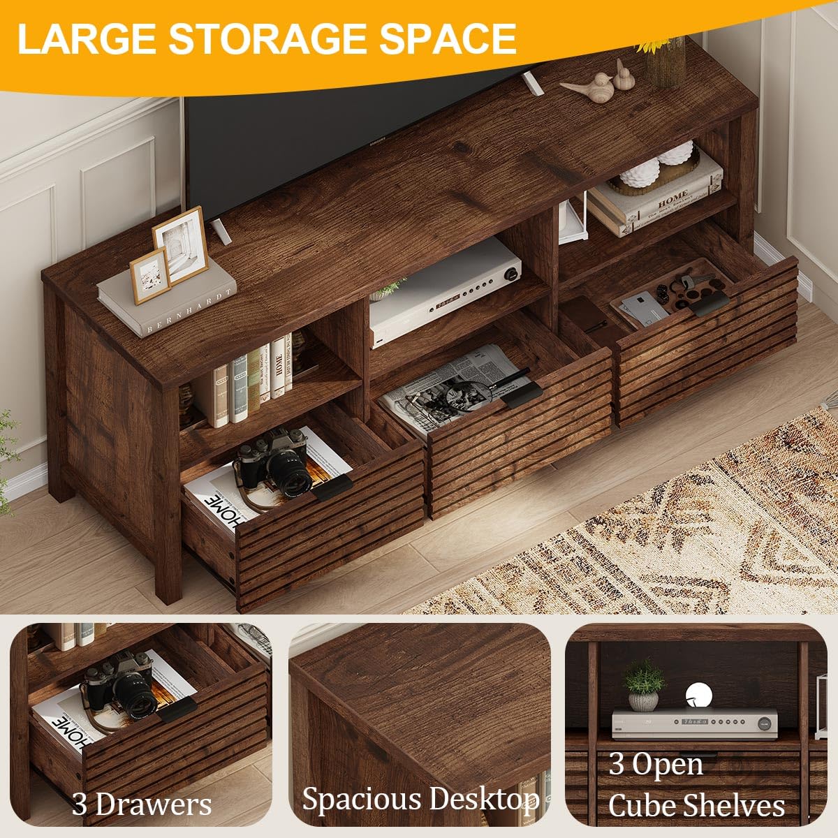 Oak TV Stand Q8382