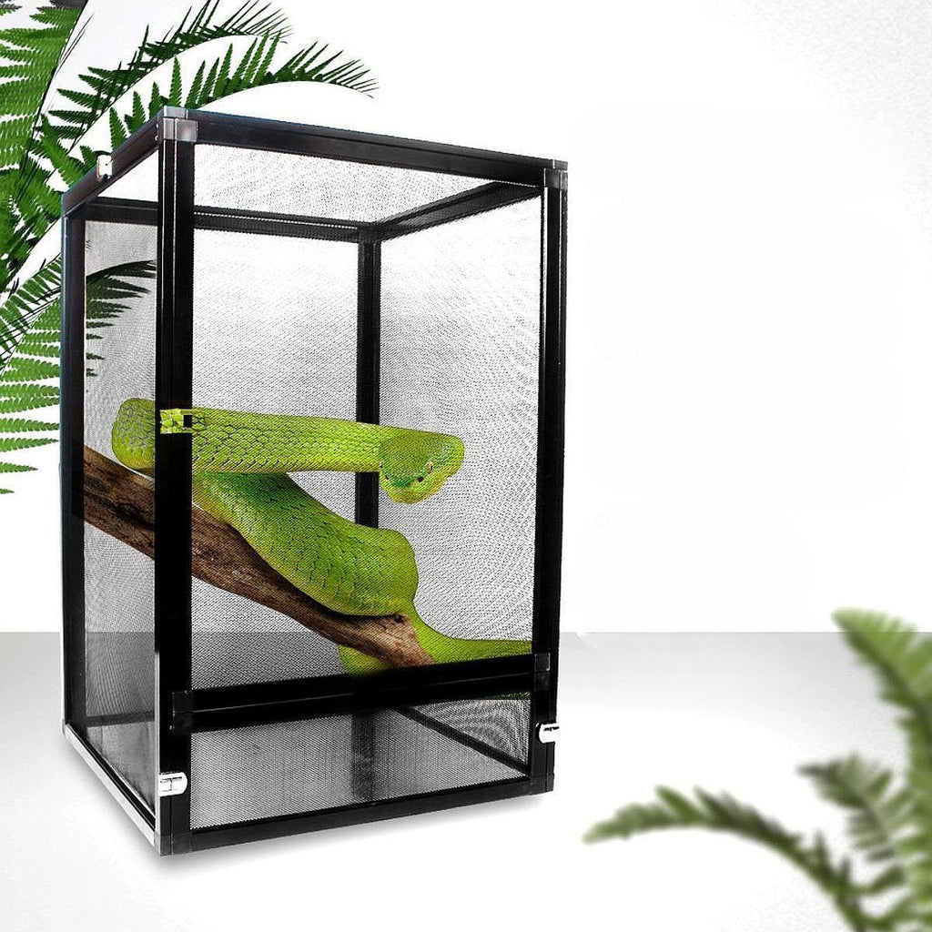 Aluminum Reptile Terrarium with Screen 45x45x80cm S24865