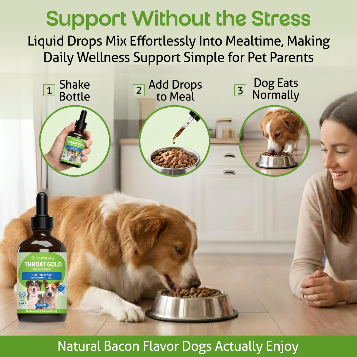 Throat Discomfort & Immune Care for Dogs, 4 oz E251262