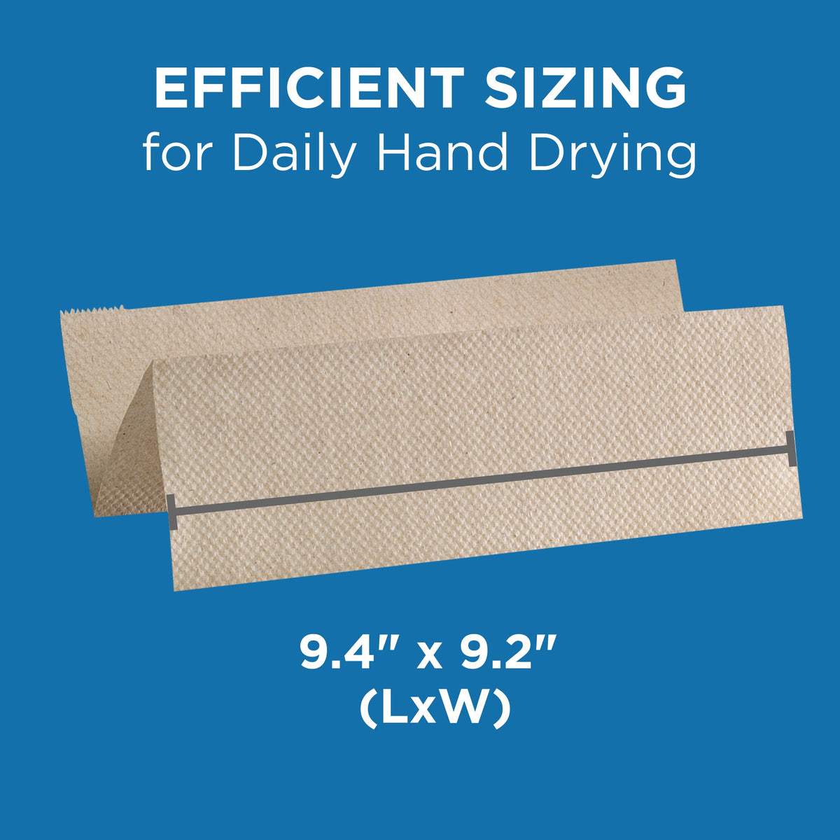 Brown 1-Ply Multifold Paper Towels, 250 Per Pack, 16 Packs M93546