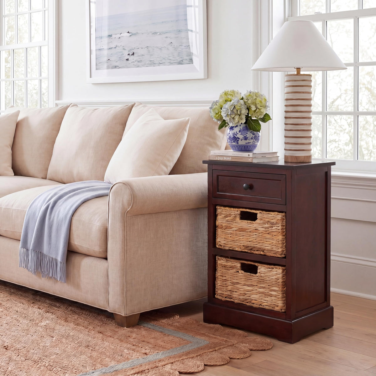 Wood Side Table I1885