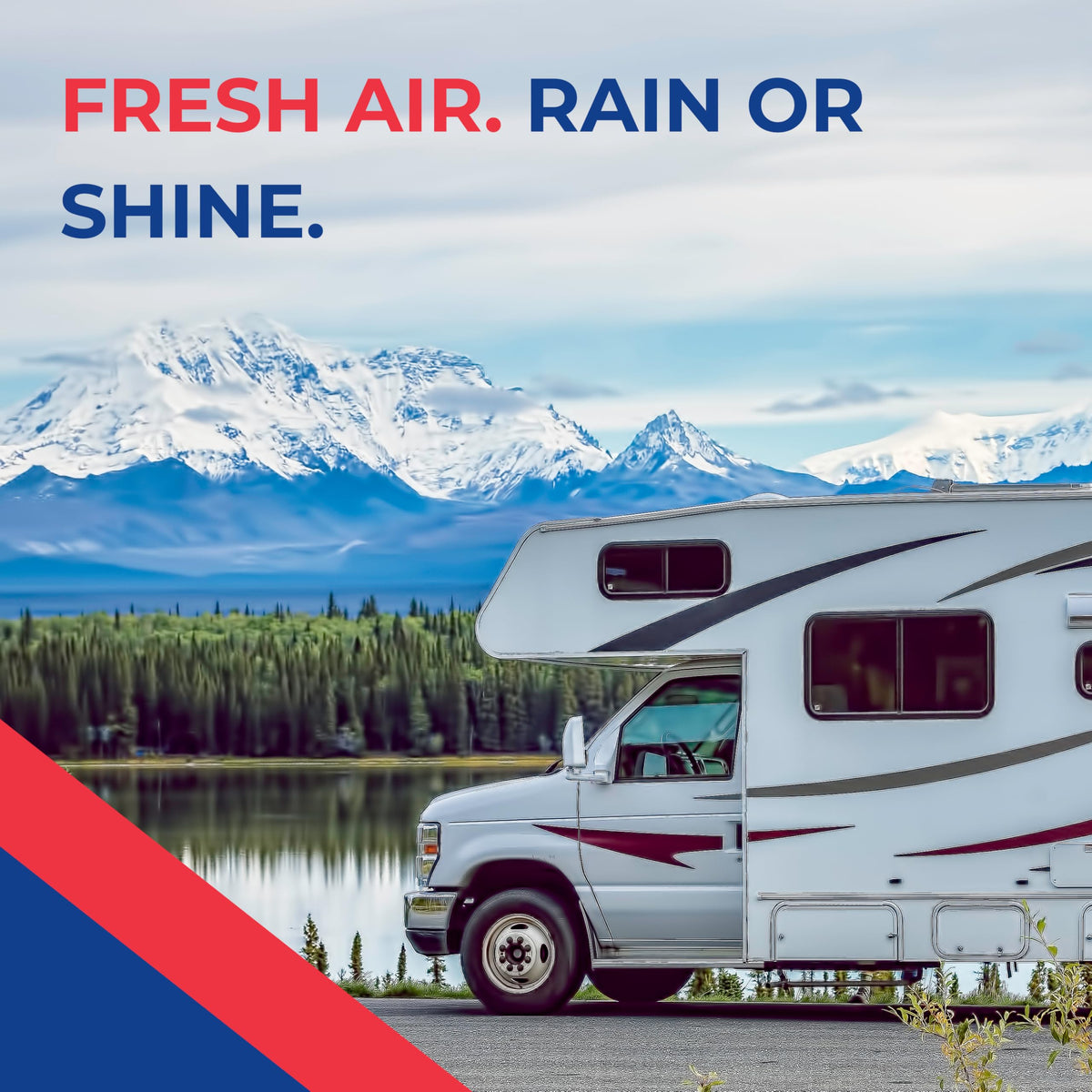 White 10 Speed Reversible RV Vent Fan with Thermostat R268644