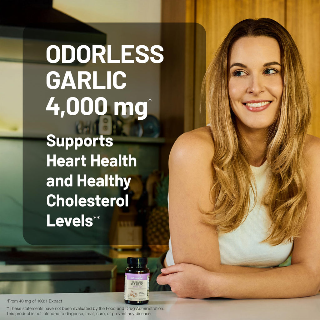 Odorless Garlic Supplement 4000mg 60 Count W751