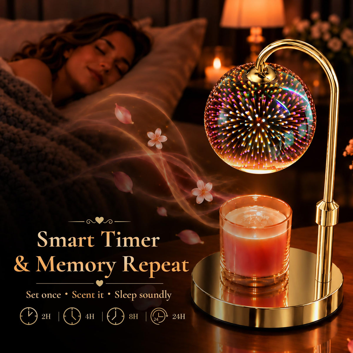 Candle Warmer Lamp Dimmable Timer I2893