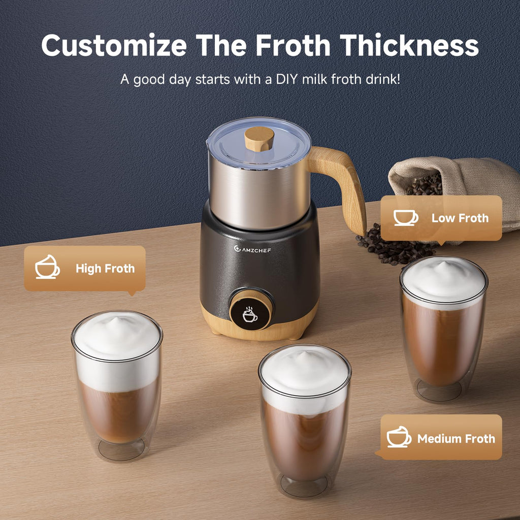 8-in-1 Milk Frother and Steamer F1189
