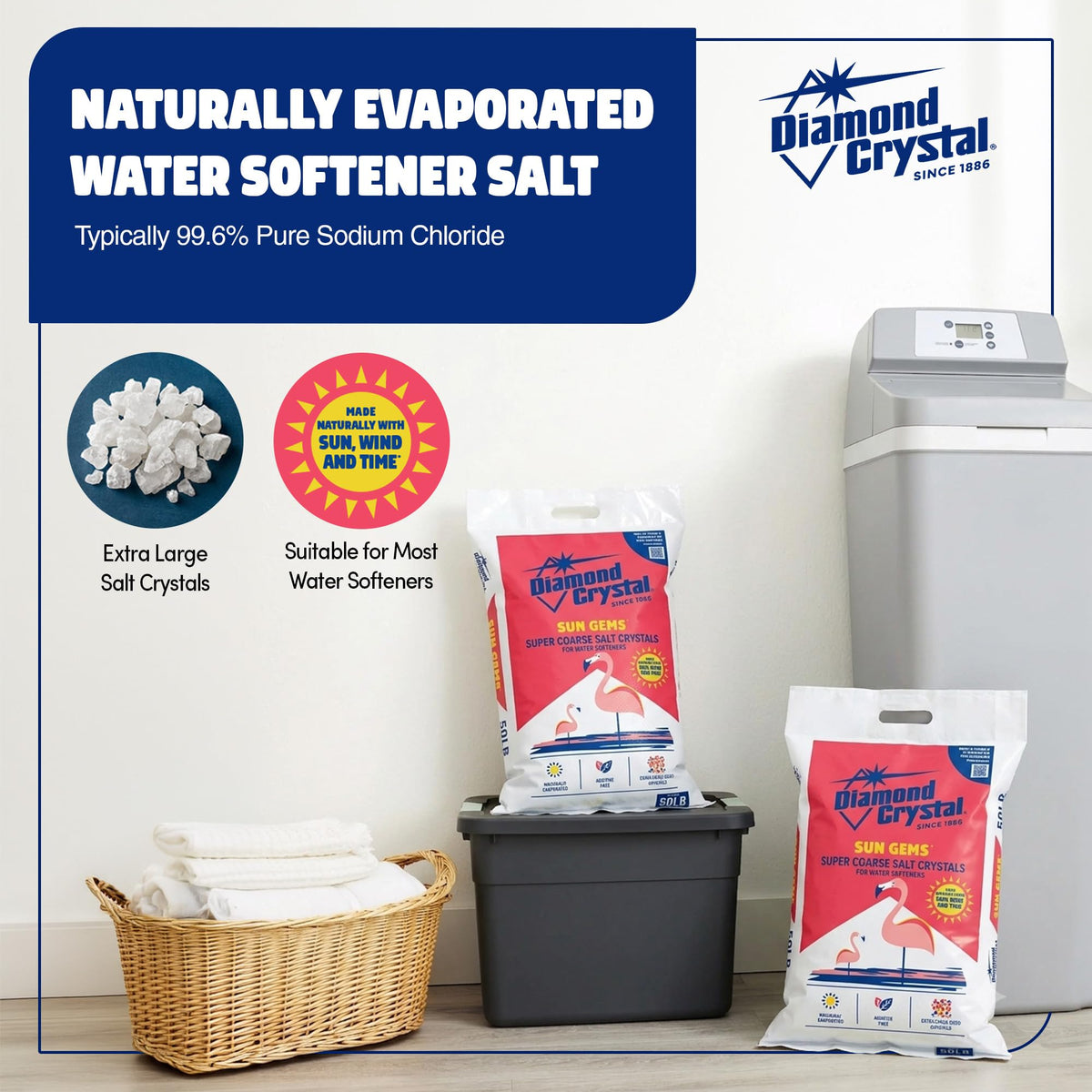 3 Pack Super Coarse Water Softener Salt, 40 Pounds G45954