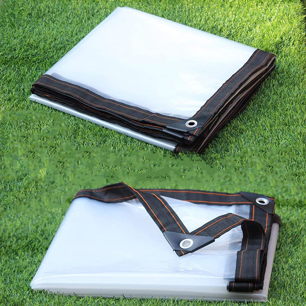 Heavy Duty Waterproof Clear 3x3ft Poly Tarp with Grommets O529