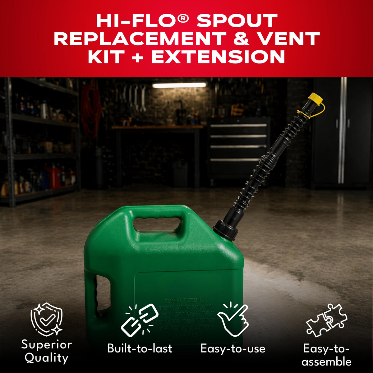 Spout with Extension & Vent Kit R122311