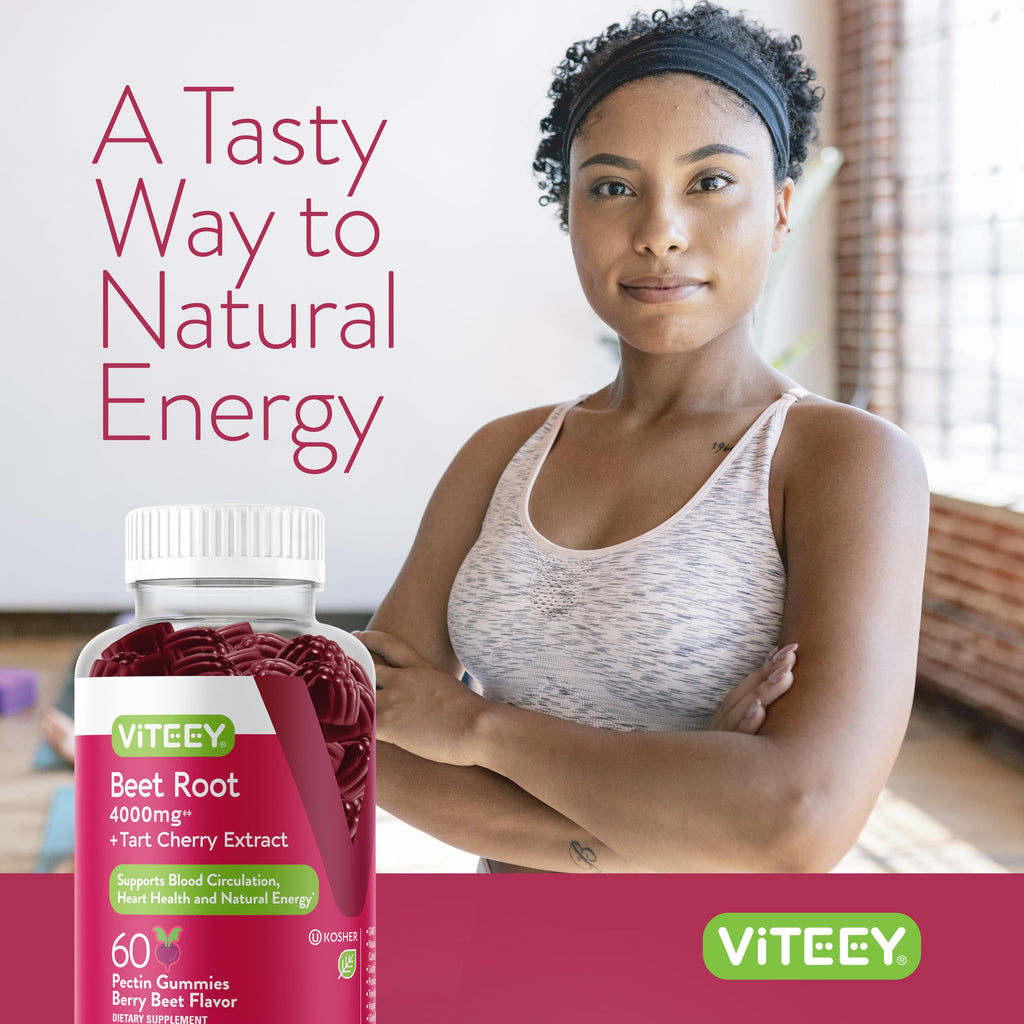 Beet Root Gummies 4000mg & Tart Cherry Q97873