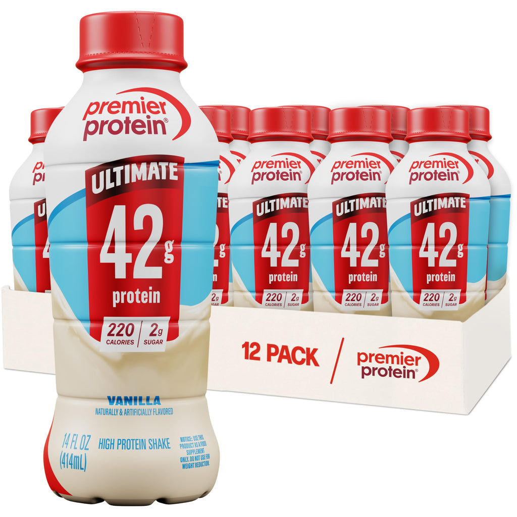 Vanilla 42g High Protein Shake 12 Pack E886531