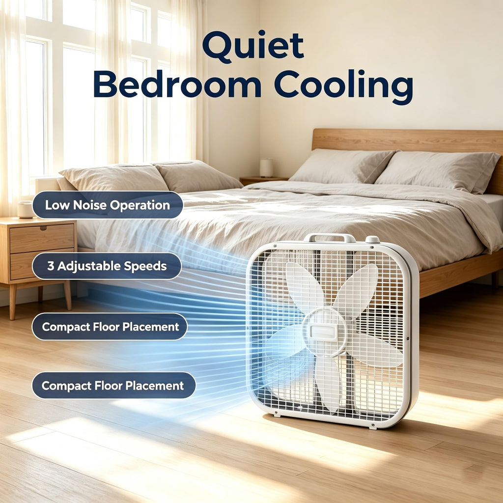 20 Inch 3 Speed Box Fan K6764