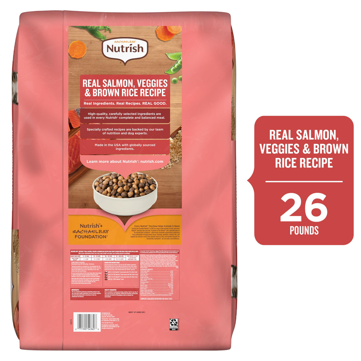 Salmon Dry Dog Food 26 lb. Bag A87152