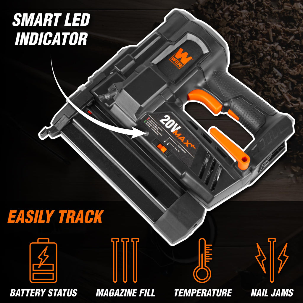 20V Max Cordless 18-Gauge Brad Nailer with Battery and Charger T365