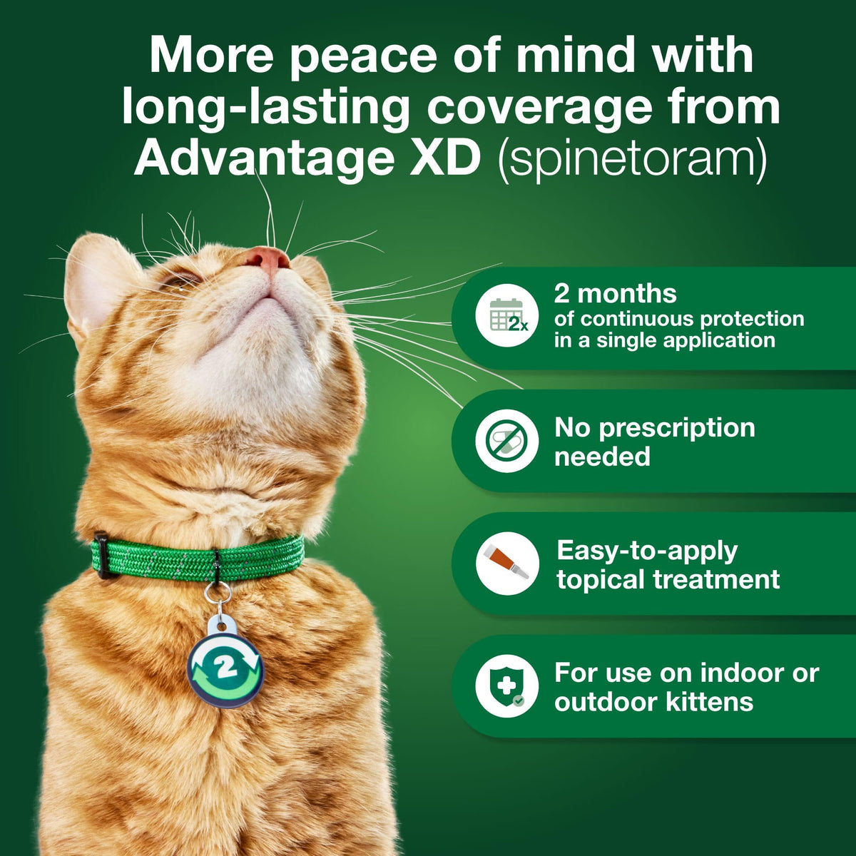 Large Cat Topical Flea Treatment & Prevention 1ct J641