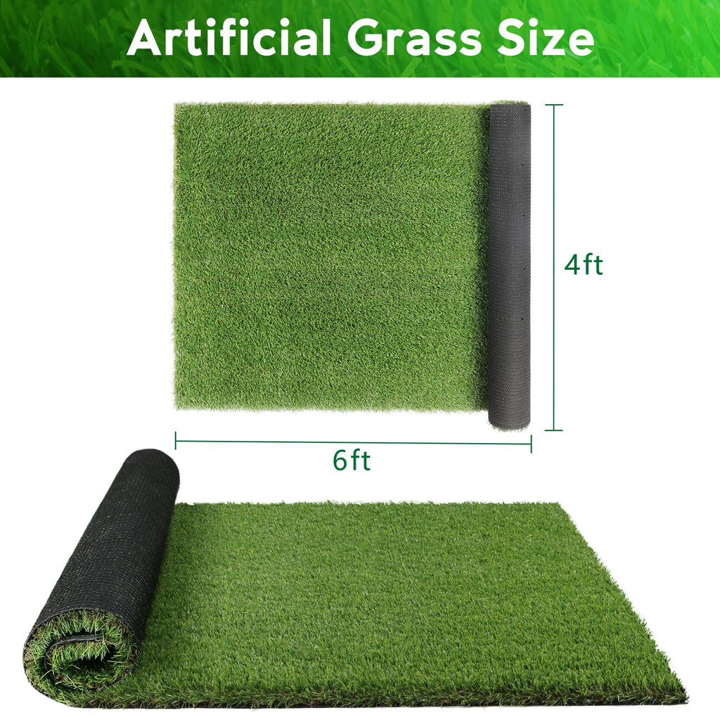 Large Artificial Grass Pad for Dogs Potty, 4 FT X 6 FT E617283