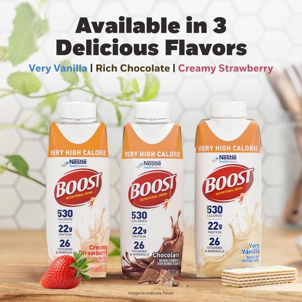 High Calorie Nutritional Drink, Chocolate, 8 Fl Oz, 24 pk H768658