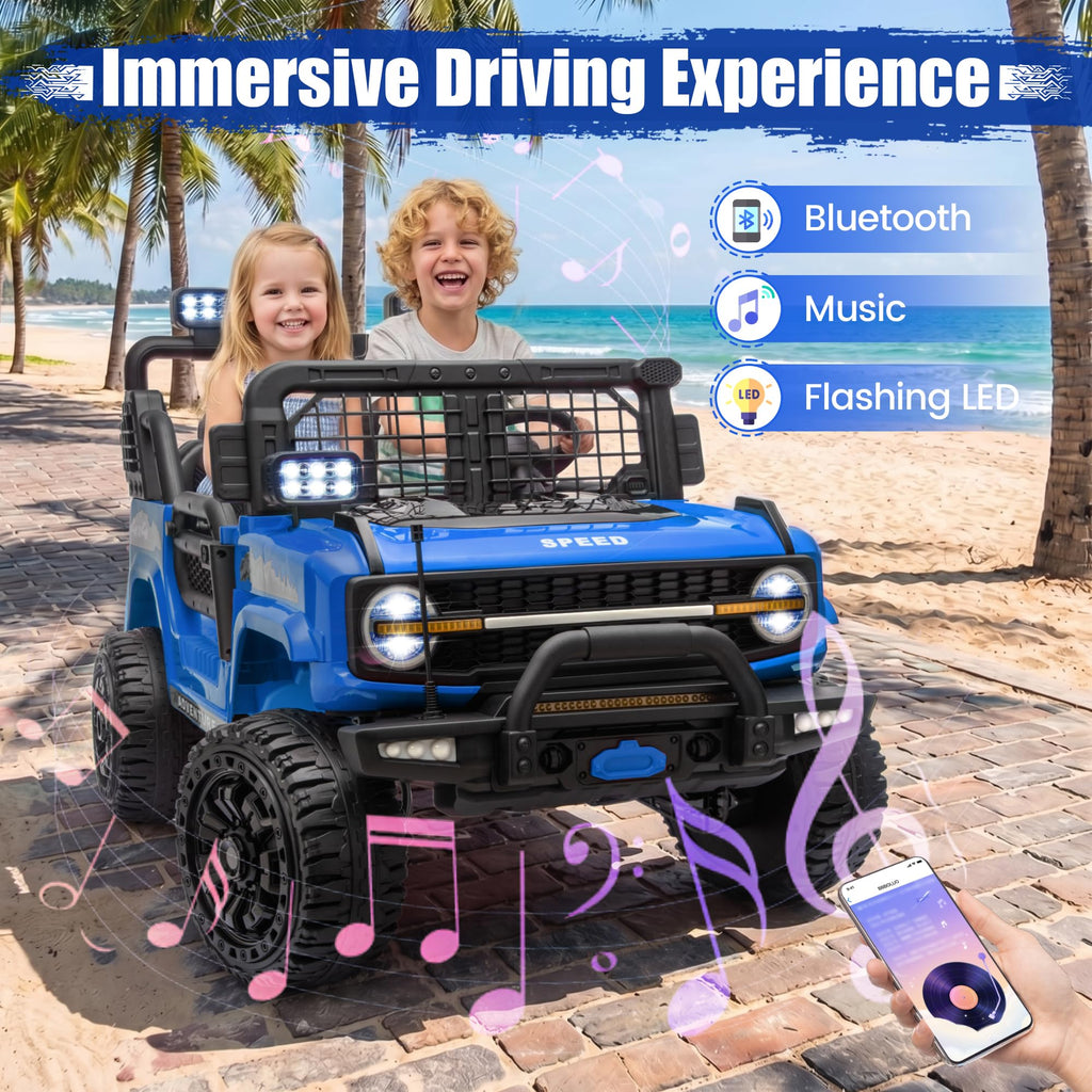 24V Electric 2 Seater Ride On Truck Toy with Remote Control E184