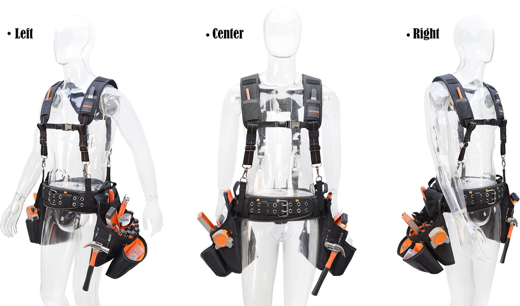 39 Pockets Tool Belts with Suspenders H4077