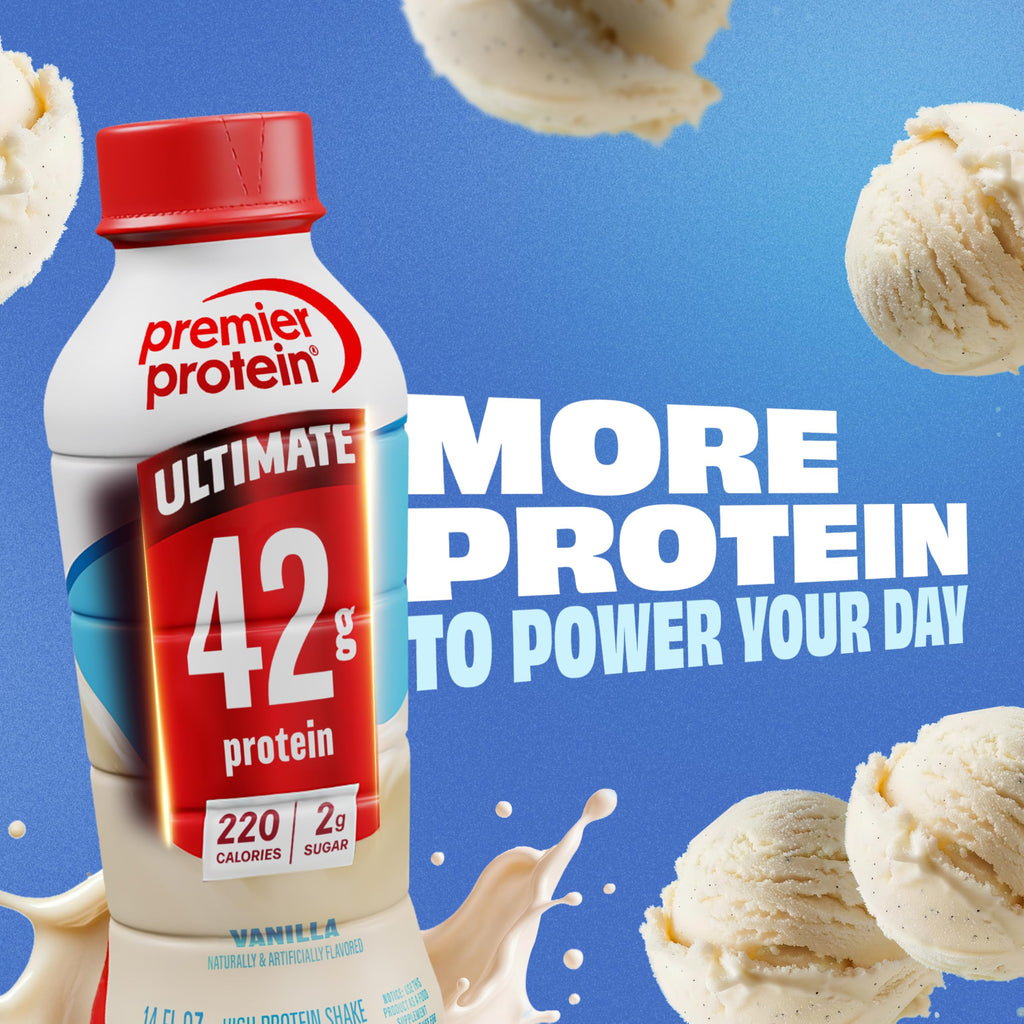 Vanilla 42g High Protein Shake 12 Pack E886531