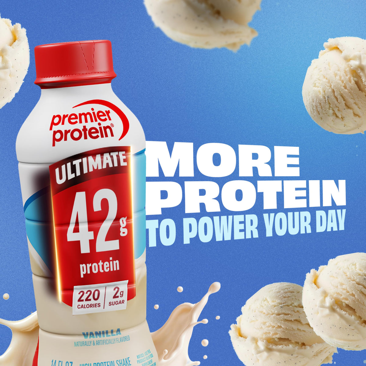 Vanilla 42g High Protein Shake 12 Pack E886531
