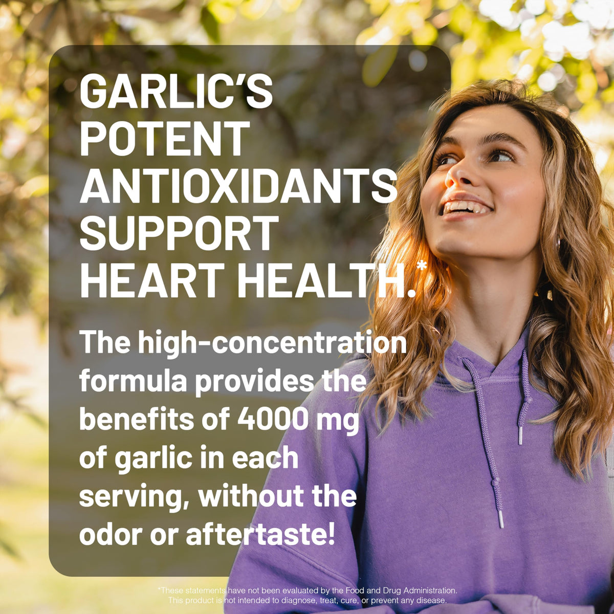 Odorless Garlic Supplement 4000mg 60 Count W751