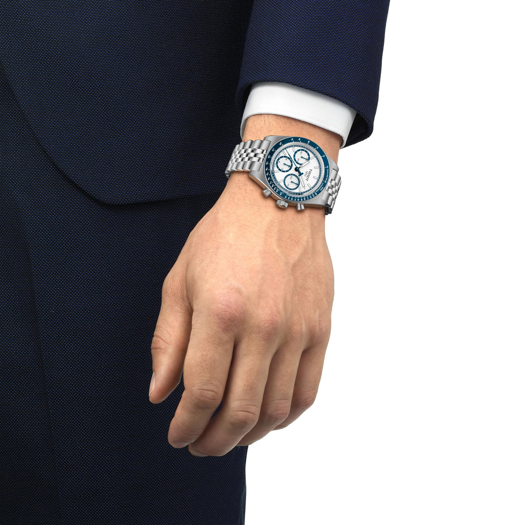 White Dial 41mm Automatic Chronograph Watch W144790